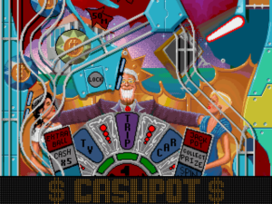 Billion Dollar Gameshow: this may look impressive, but all you need to do is hit that blue thing with LOCK written on it.