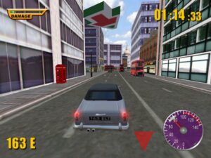 You can tell how close you are to being nicked by how many letters from your number plate appear in the bottom left corner.
