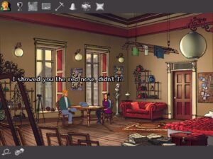 "I do wish that they’d use words instead of symbols for the dialogue options. Otherwise the temptation is to ask every question and show everything in your inventory to everyone you meet."