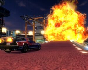 You get a choice of special vehicles for the ragdoll events. This particular event, as you can see, involves fire.