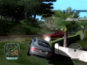 Okay, so the unlicensed civilian car has some minor damage. But the rest of this isn't right at all.